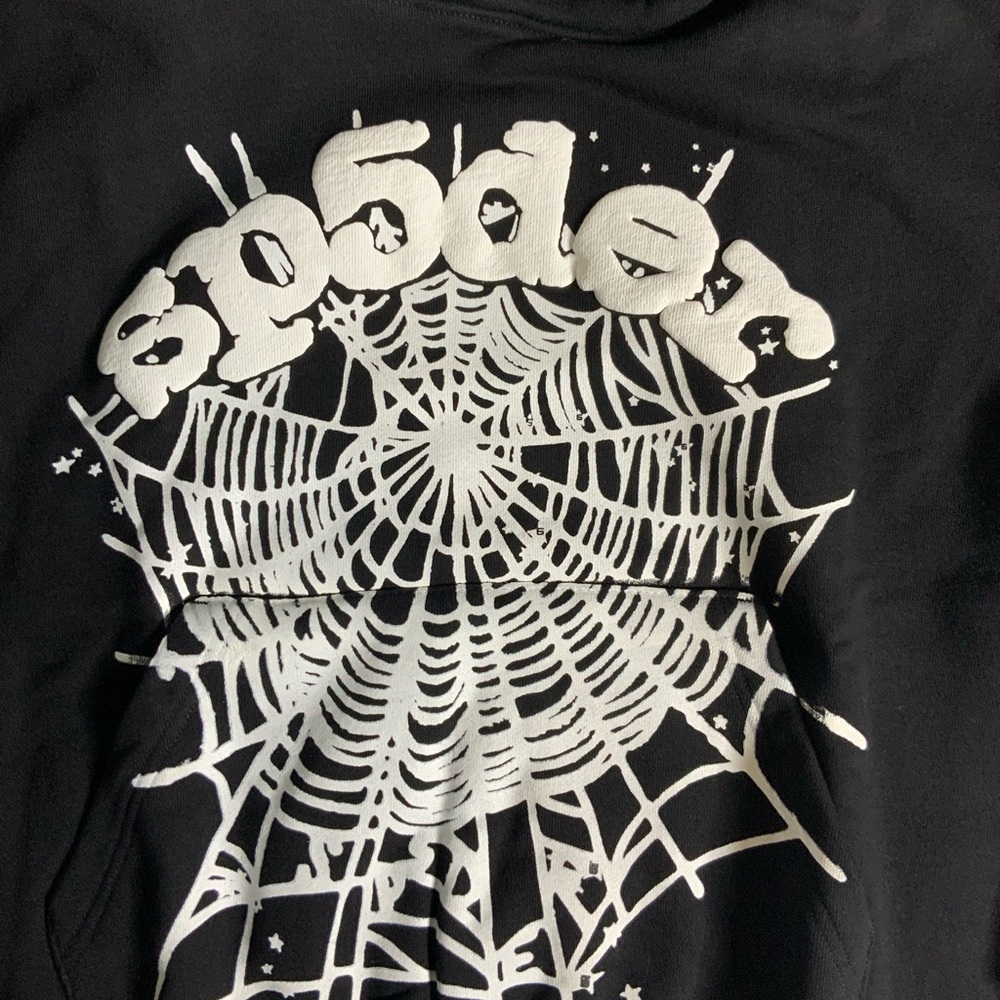 Black Sp5der Hoodie OG Web - Picture 4 of 6